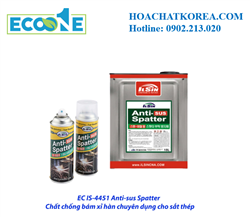EC IS-4451 Anti-SUS Spatter – Giải pháp chuyên biệt ngăn xỉ hàn dính lên bề mặt thép không gỉ